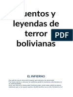 Cuentos y Leyendas de Terror Bolivianas