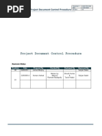 Construction Document Control Procedure | PDF | Iso 9000 | Business