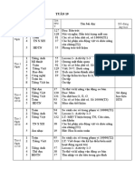 Kế hochj lớp 3 KÌ 2 TỪ TUẦN 19- 21