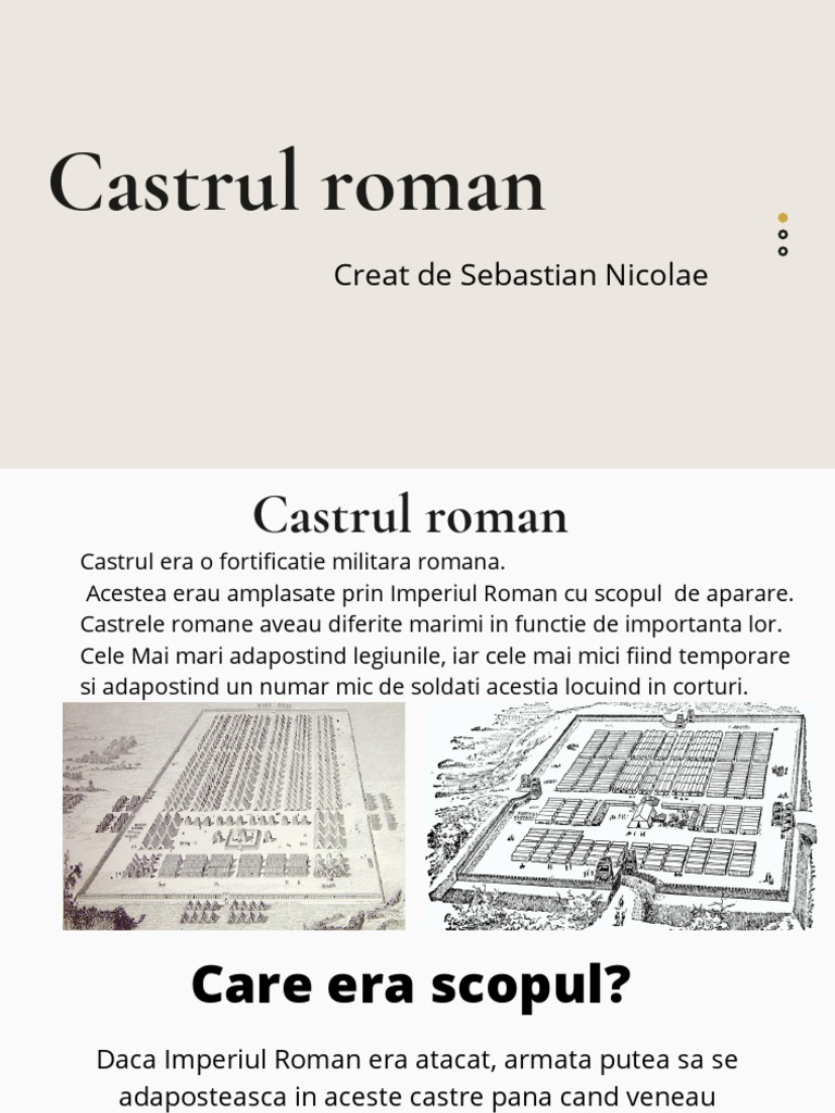 Castrul Roman | PDF