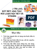 Bai 8. Thuoc Dieu Tri Lao, SR, UT, RLNT, VTM