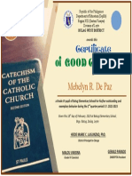 Awards Catechism