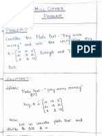 Hill Cipher Problem