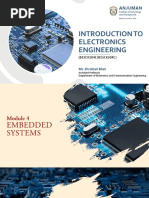 Introduction To Electronics and Communication (BESCK104C/BESCK204C) - Embedded Systems (Module 4)