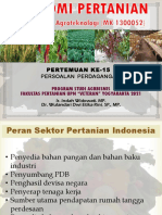 Peningkatan Daya Saing Komoditas Pertanian Indonesia