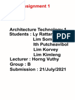 Architecture Technology 1 Assignment 1