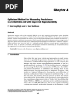 Optimized Method For Measuring Persistence