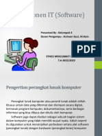 Kelompok 4 Komponen IT (Software)