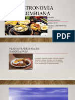 Gastronomía colombiana: platos tradicionales