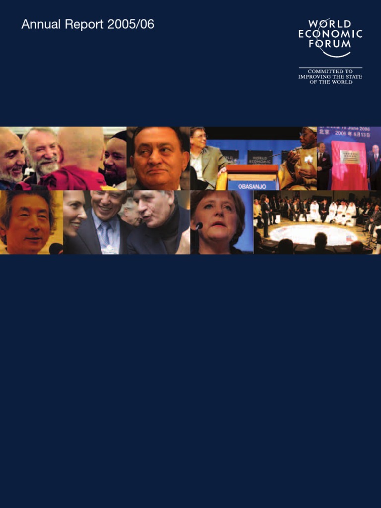 World Economic Forum 2005/06 Overview | PDF | World Economic Forum ...
