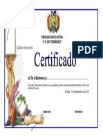 Certificado Primaria