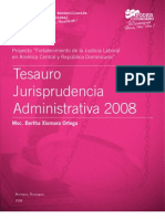 Tesauro jurisprudencia administrativa