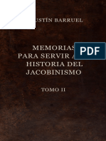 Barruel, Augustin. - Memorias para Servir A La Historia Del Jacobinismo, Tomo II (1827)
