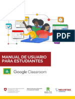 Manual Google Classroom - Estudiantes
