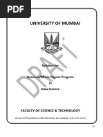 Data Science Syllabus For Ohnours and Minor Degree