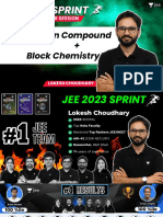 JEE 2022 - SPRINT - Coordination Compound - Block Chemistry 30th Dec