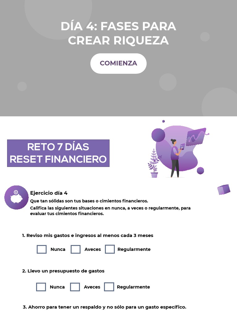Día 4 Fases para Crear Riqueza | PDF
