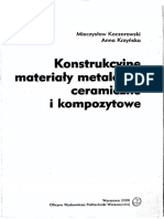 M. Kaczorowski - Konstrukcyjne Materiały Metalowe, Ceramiczne I Kompozytowe