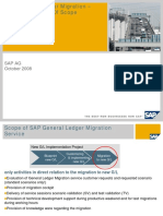 Sap General Ledger Migration Service in Scope and Out of Scope