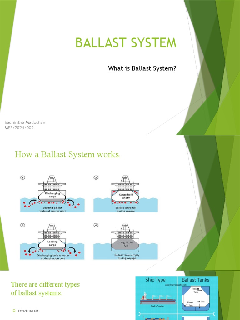 BALLAST SYSTEM Maritime English PDF