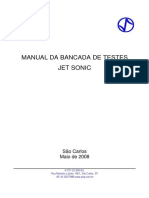 Manual bancada testes ultra-sônicos