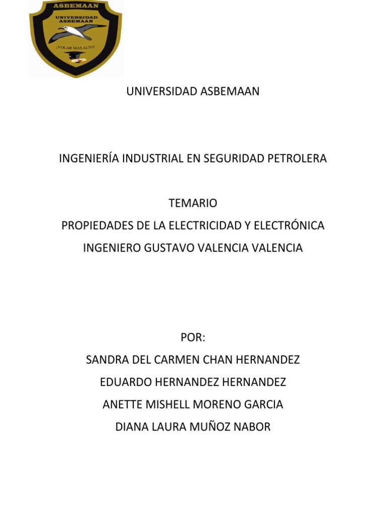 Propiedades de La Electricidad | PDF | Electricidad | Corriente eléctrica