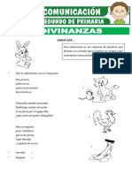 Adivinanzas para Segundo de Primaria