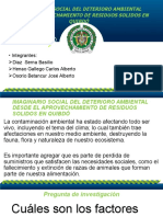 Aimaginario Social Del Deterioro Ambiental Desde El Aprovechamiento de Residuos Solidos en Quibdó (1) ........