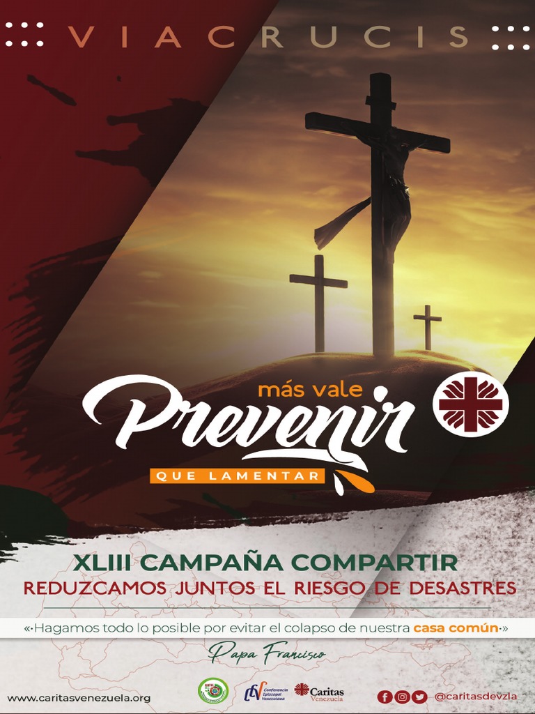 Viacrucis Campaña Compartir 2023 LetterHalf PDF Jesús Cristo (título)