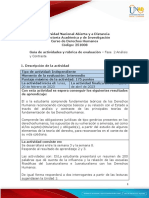 Guía de Actividades y Rúbrica de Evaluación - Unidad 1 - Fase 2 - Análisis y Contraste