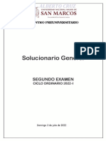 Solucionario General 2do Examen Ciclo Ordinario 2022-I