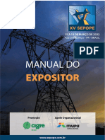 Manual Do Expositor XV SEPOPE