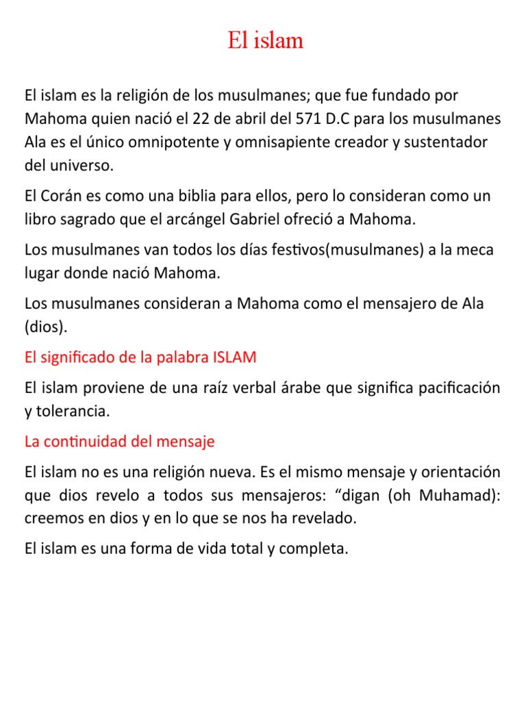 El Islam | PDF