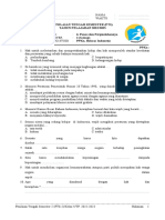 Soal PTS-2 Kelas 5 (2022-2023) - Tema 6. Panas Dan Perpindahannya (PPKN, Bahasa Indonesia)