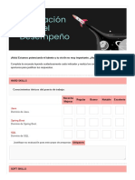 Ejemplo Evaluaci N Del Desempe o 360