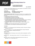 ME F321 - Data Minining in Mechanical Sciences - Handout - Jan 2023