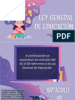 Ley General de Educación