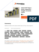 Catch All Trays Desk Organizer Height Variants Remix