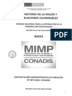 Bases Del Proceso CAS #007-2018-CONADIS PDF