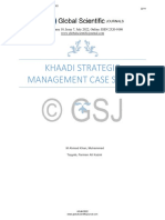 Khaadi Strategic Management Case