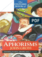 The Oxford Book of Aphorisms 