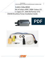 08 Subaru DW440 Fuel Pump Install Instructions