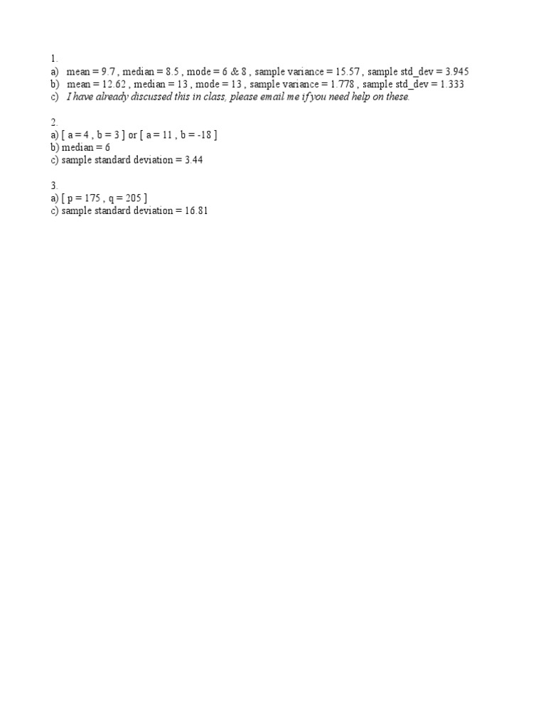 MF004 Tutorial 3 Answers | PDF