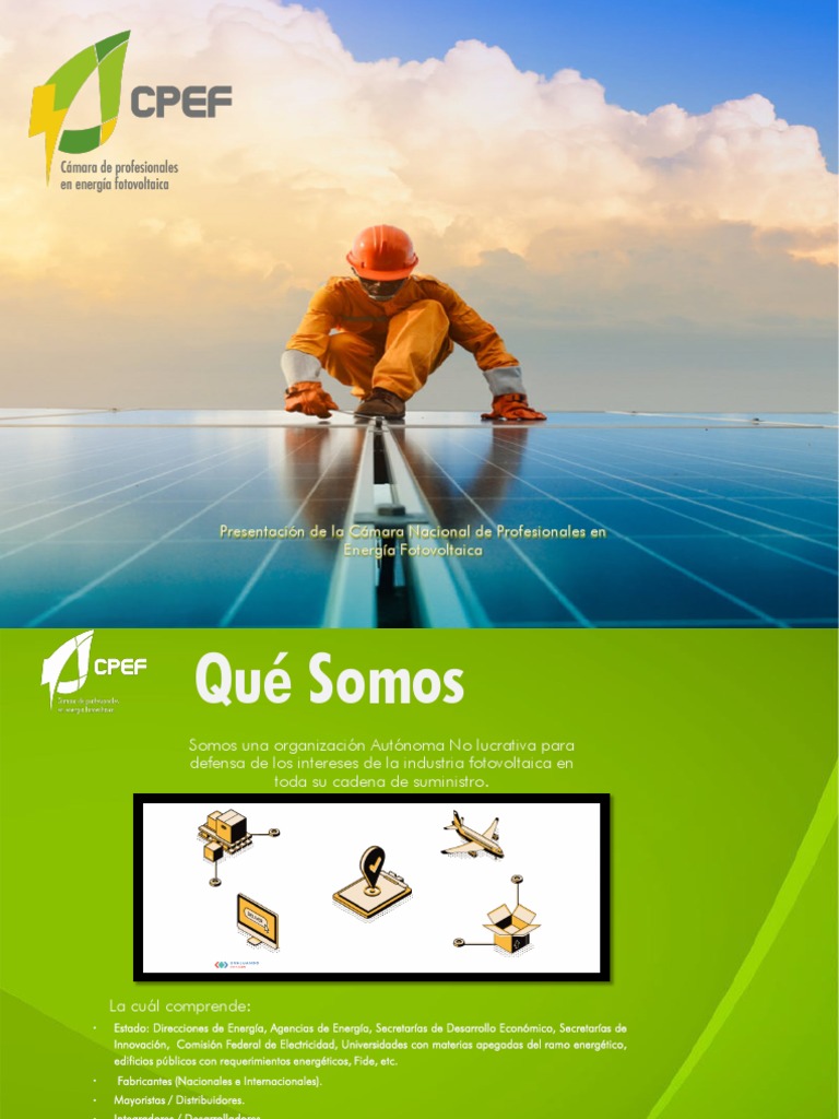 CPEF - Presentación | PDF | México | Fotovoltaica