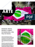 Bandeira da Mangueira vira peça de museu