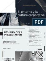 El Entorno y La Cultura Corporativa