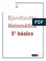 Ejercitacion Matematica 5 Basico