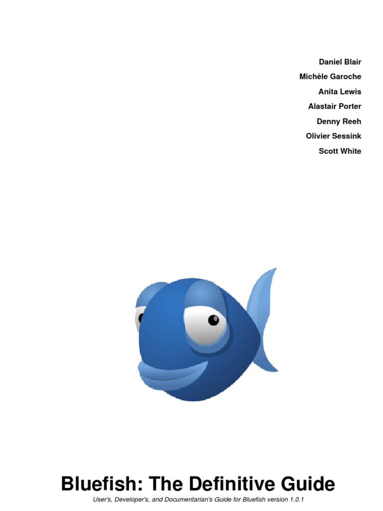 Bluefish Doc PDF A4 1.0 4 | PDF | Html Element | Html
