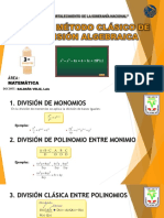 Tema02 - Método Clásico de La División Algebraica - 1ro Secundaria