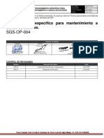 Procedimiento Específico para Mantenimiento A Banco de Baterías 2021